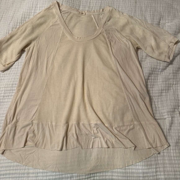 POL Thermal Scoop Neck Tee - Size S - Picture 3 of 9